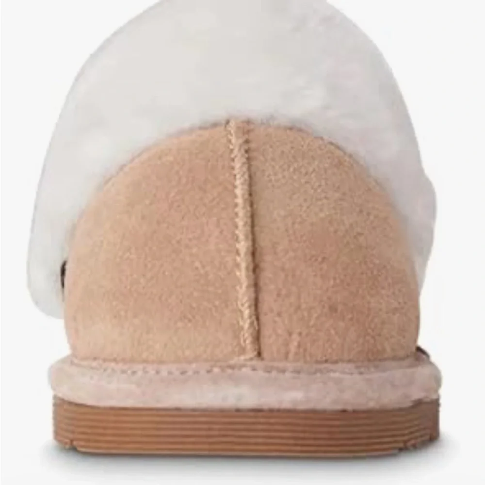 Old Friend Kid's Bobcat Acrylic Fleece-lined Scuff Slippers size 3